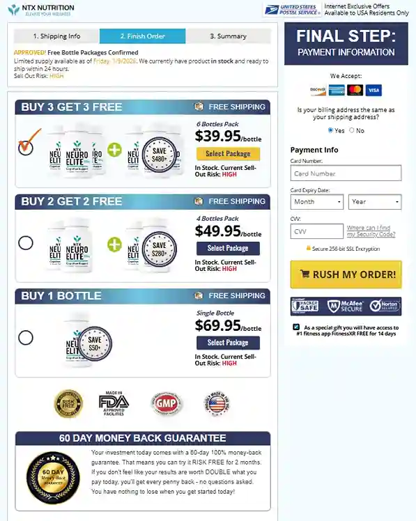 NeuroElite Order Page